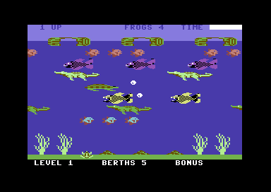 Frogger II: Threedeep screenshot 3 for Commodore 64